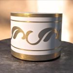 Плінтус-Багет гнучкий самоклеючий 10см-5 метрів